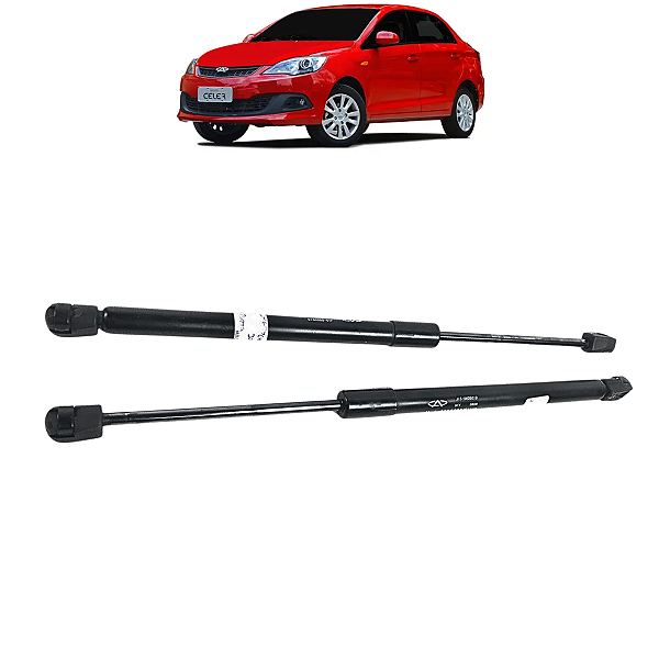 Par Amortecedor Tampa Traseira Chery Celer 1.5 2011 a 2018