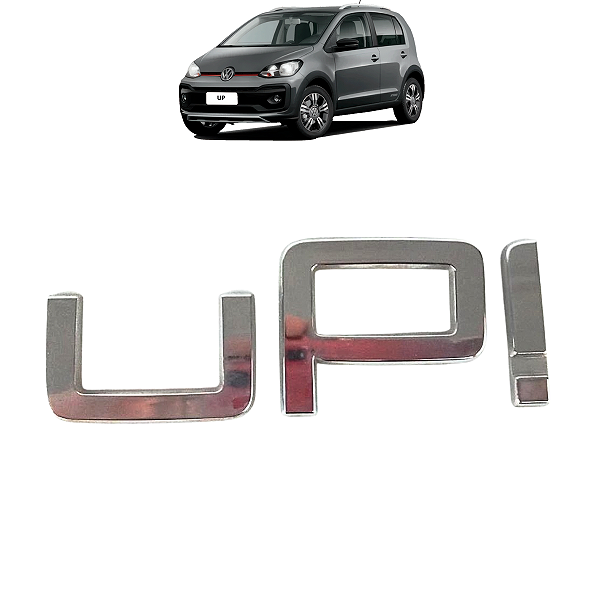 Letreiro TSI Tampa Traseira Volkswagen Up 2014 a 2021
