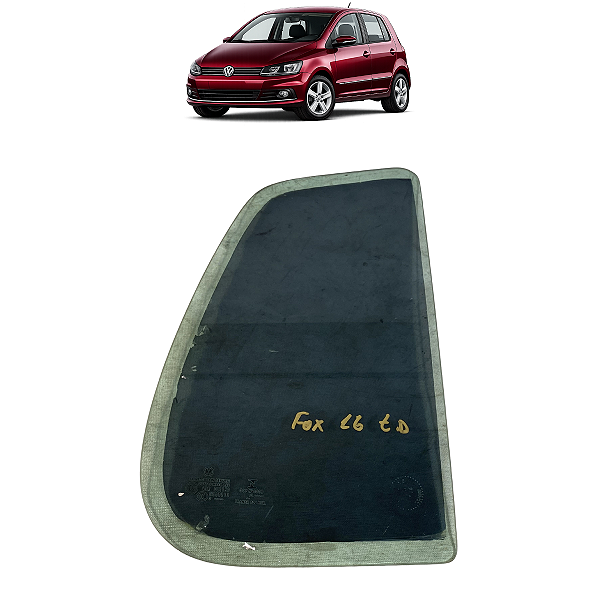 Vidro Fixo Traseiro Direito VW Fox 2015 2016 2017 a 2022
