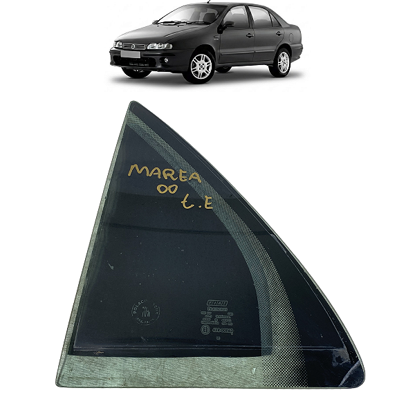 Vidro Fixo Traseiro Esquerdo Fiat Marea 2000 2001 2002 2003
