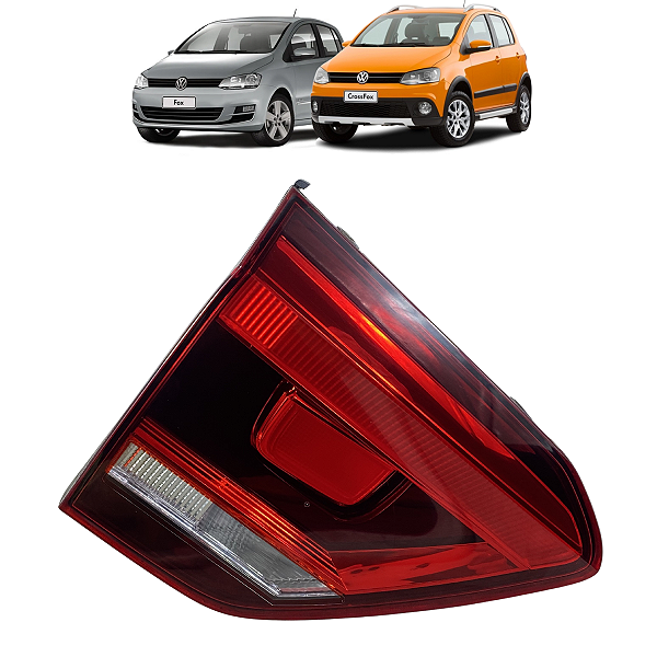 Lanterna Tampa Esquerda VW Fox CrossFox 2016 2017 a 2022