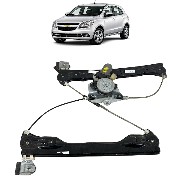 Máquina Vidro Dianteiro Esquerdo Chevrolet Agile 2009 a 2014