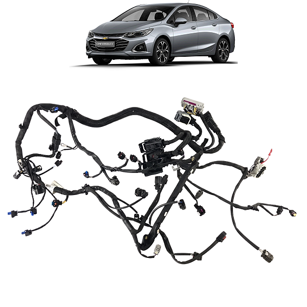 Chicote Injeção Eletrônica GM Cruze 1.4 Turbo 2016 a 2024