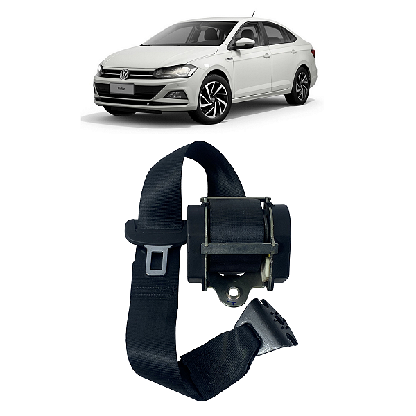 Cinto Traseiro Esquerdo VW Virtus 2018 2019 2020 2021 2022