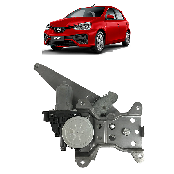 Máquina Vidro Traseiro Esquerdo Etios Sedan 2013 a 2020