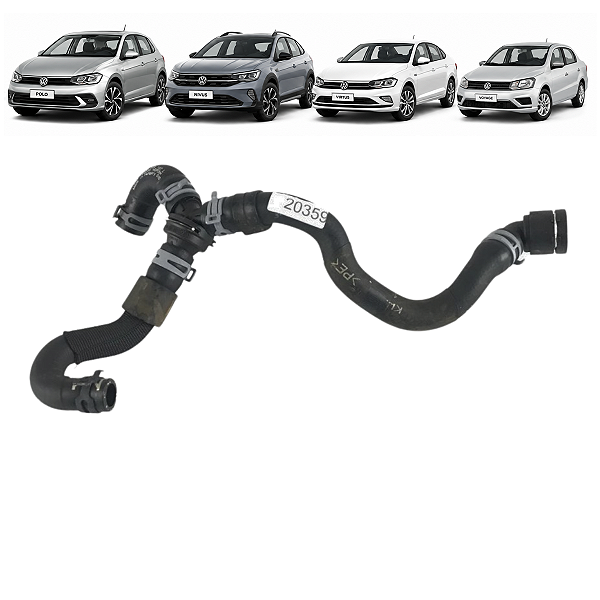 Mangueira Radiador VW Polo Nivus Virtus Voyage 1.0 TSI 2020