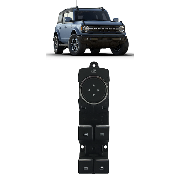 Comando Botão Dianteiro Esquerdo Ford Bronco 2023 2024
