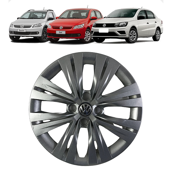 Calota Roda VW Gol Saveiro Voyage 2008 2009 2010 2011 a 2017