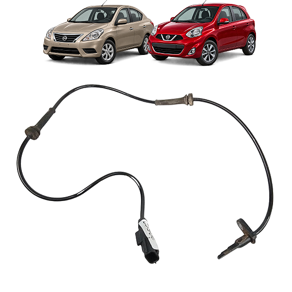 Sensor Freio ABS Dianteiro Nissan Versa March 2012 a 2021