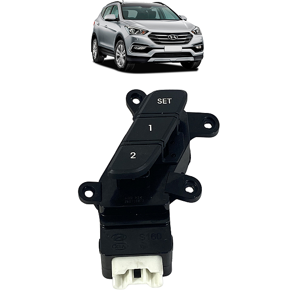 Comando Regulagem Banco Hyundai Santa Fe 3.3 2014 a 2015