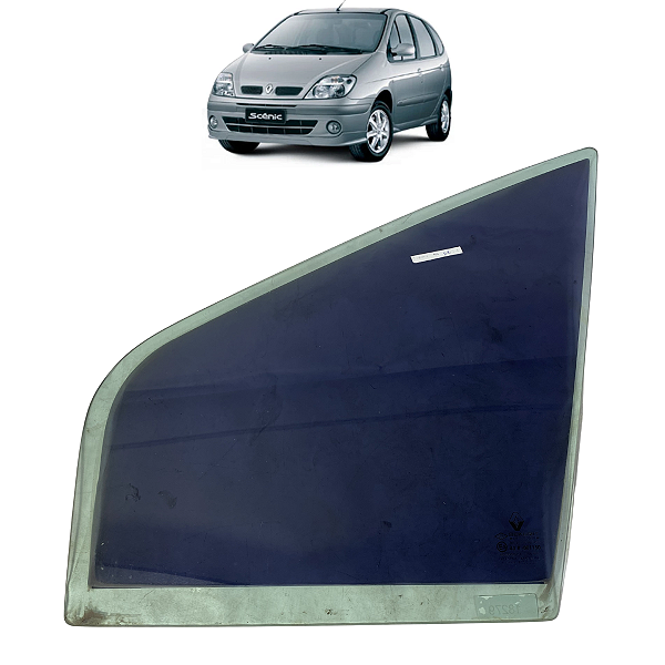 Vidro Fixo Dianteiro Esquerdo Renault Scenic 1999 a 2011