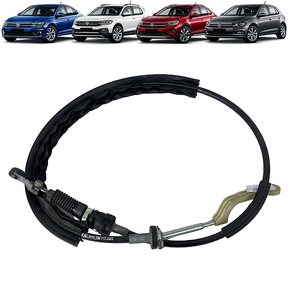 Cabo Seletor Cambio Vw T-Cross Nivus Polo Virtus 2020 2021