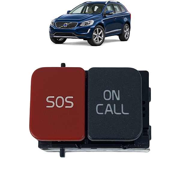 Botão SOS ON CALL Volvo XC60 T5 2014 2015 2016 2017
