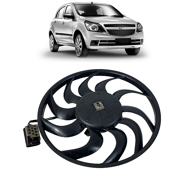 Ventoinha Radiador Chevrolet Agile 1.4 2009 2010 a 2014