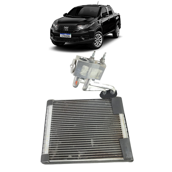 Radiador Ar Gelado Fiat Strada Freedom 1.3 2021 a 2025