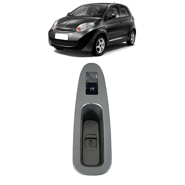 Botão Moldura Vidro Traseiro Direito Chery S-18 2011 a 2012