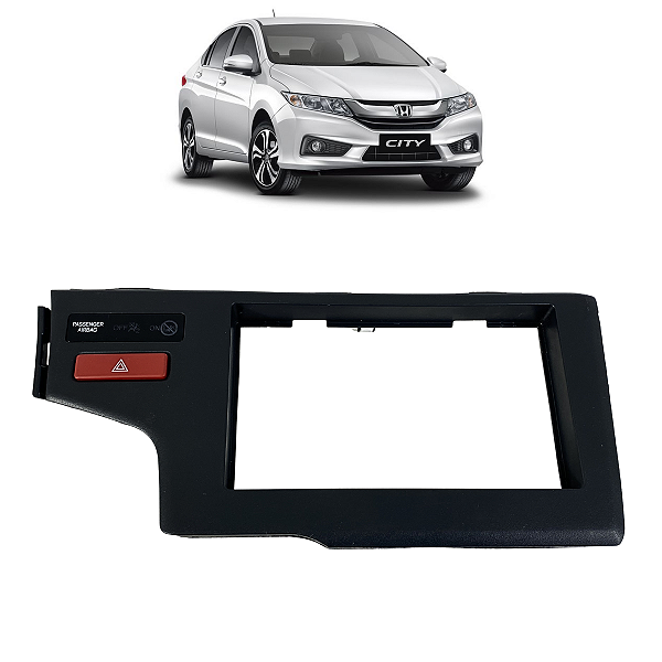Moldura Painel Multimidia Honda Fit 1.5 2015 2017 a 2020