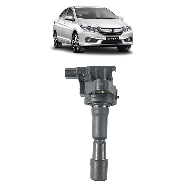 Bobina Ignição Honda Fit City 1.4 1.5 2008 2009 a 2015