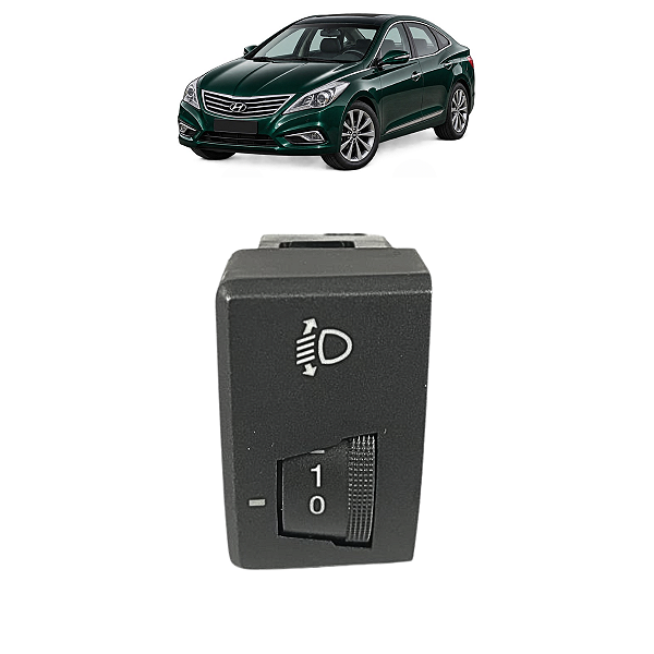 Botão Regulagem Farol Hyundai Azera 2009 2010 2011