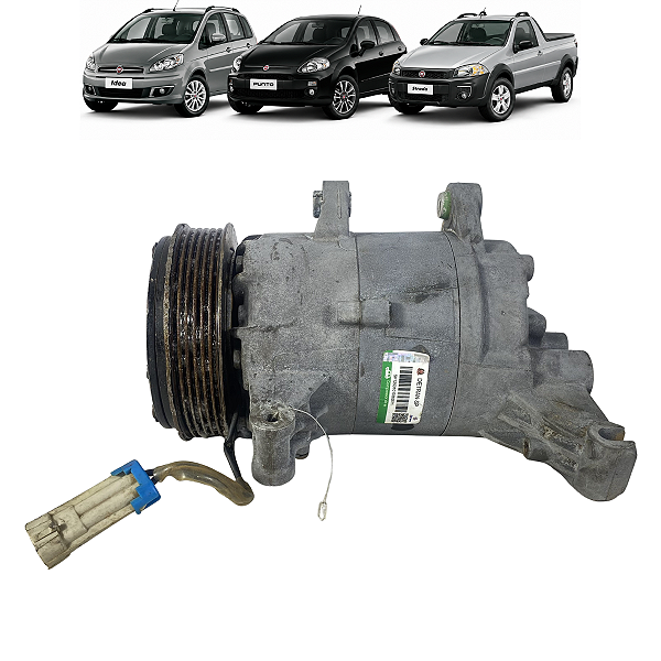 Compressor Ar Condicionado Strada Punto Idea 1.6 1.8 E.torQ