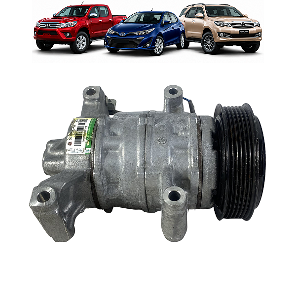Compressor ar condicionado  Hilux SW4 Yaris 2015 a 2022