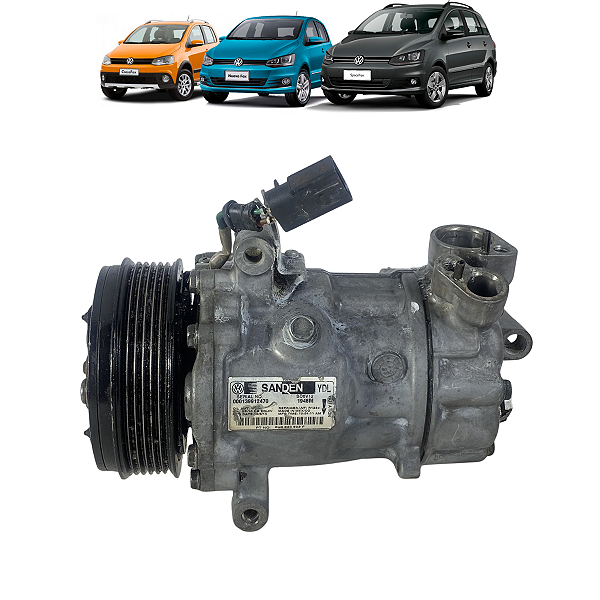 Compressor Ar Condicionado VW Fox SpaceFox CrossFox 1.6