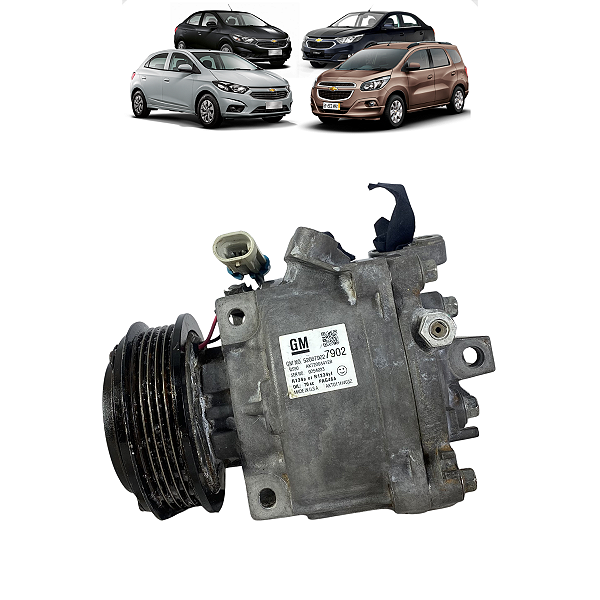 Compressor Chevrolet Linha Onix Prisma Cobalt Spin 2013