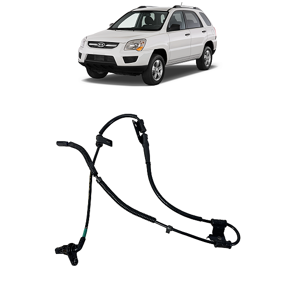 Sensor Freio Abs Dianteiro Esquerdo Hyundai Sportage  2009
