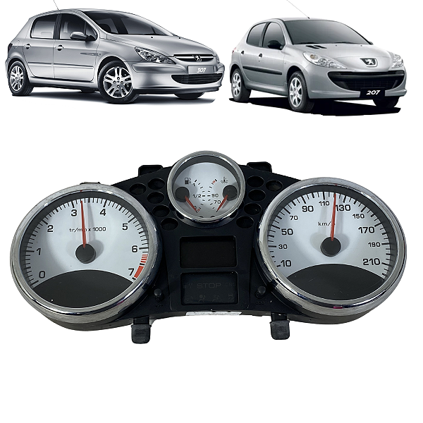 Painel Instrumentos Peugeot 207 307 1.4 1.6 2012 2013 2014