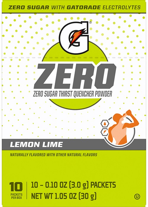 Sachê Gatorade® Zero Lemon Lime - Bebida Isotônica