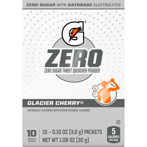 Sachê Gatorade® Zero Glacier Cherry - Bebida Isotônica