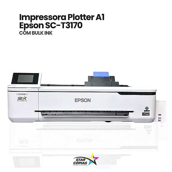 Impressora Plotter Epson T3170 | Com Bulk-Ink
