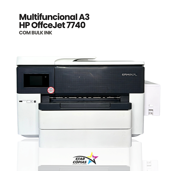Multifuncional HP OfficeJet Pro 7740 | com Bulk-Ink