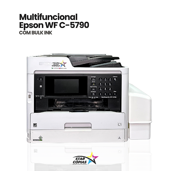 Multifuncional Epson WorkForce Pro C5790 | Com Bulk-Ink