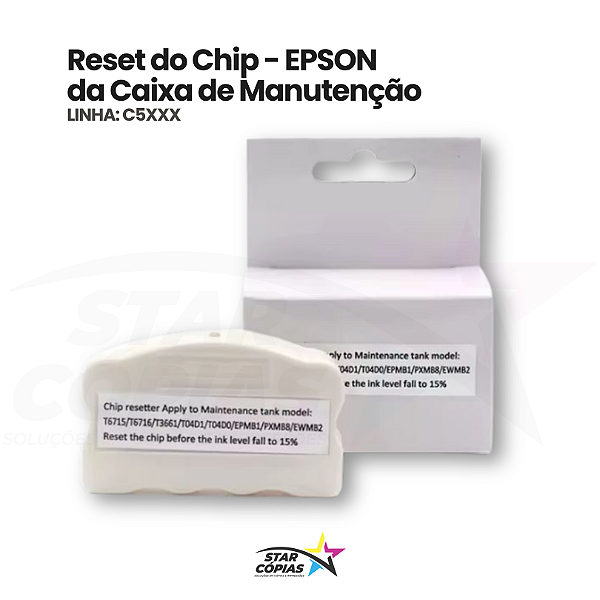 Reset da Caixa de Manutenção Epson | WorkForce e Linha L