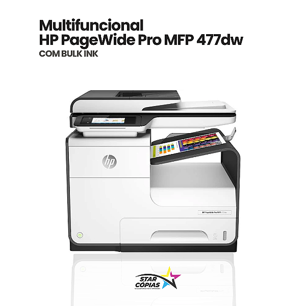 Multifuncional HP PageWide Pro MFP 477dw | com Bulk-Ink - REVISADA