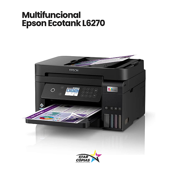 Multifuncional Epson EcoTank L6270 | A4 Wi-Fi Duplex - REVISADA