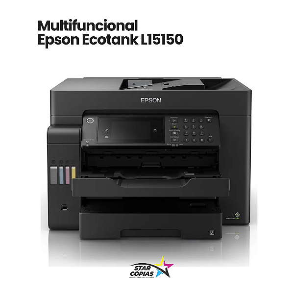 Multifuncional Epson EcoTank L15150 A3+ | Wi-Fi Duplex com Tanque de Tinta - REVISADA