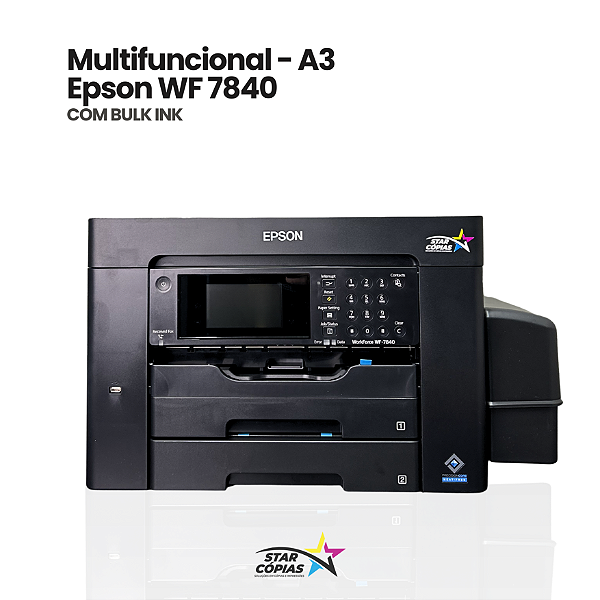 Epson WorkForce WF-7840 A3+ | com Bulk Ink