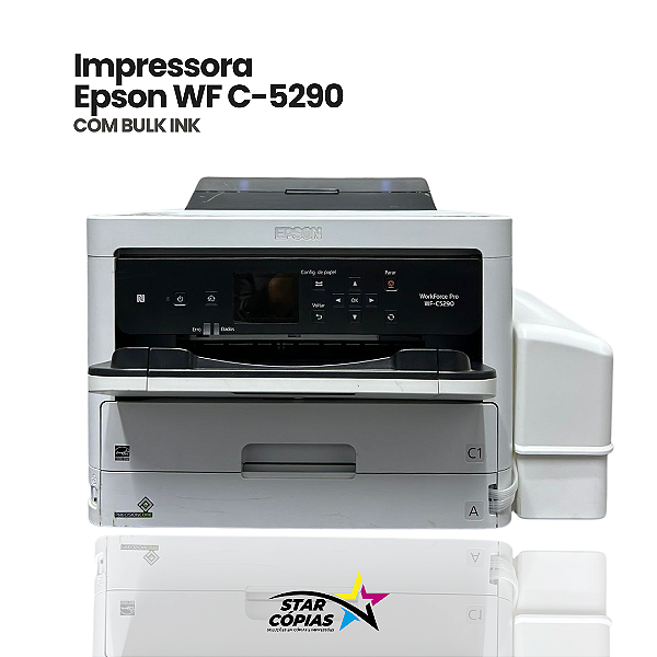Impressora Epson Workforce Pro WF-C5290 | Com Bulk-Ink
