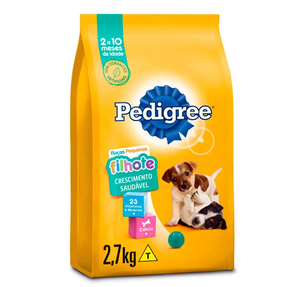 Pedigree Cães Filhotes Raças Pequenas 2,7 kg