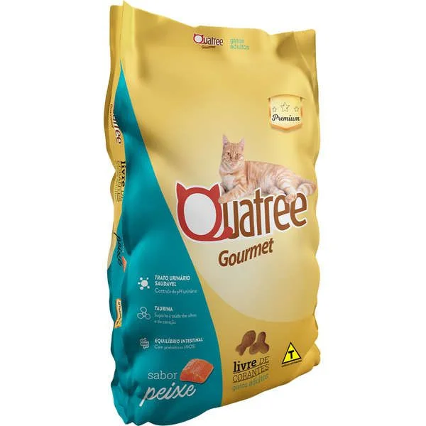 Quatree Gourmet Gato Adulto Peixe 10.1 kg