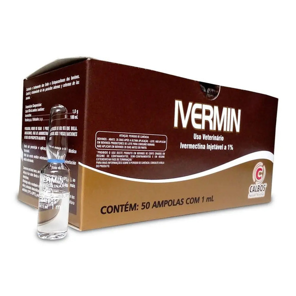 Ivermin 1% Calbos 50 Unidades
