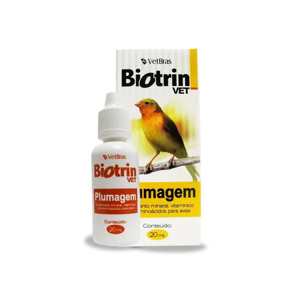 Biotrin Vetbras Plumagem 20 ml