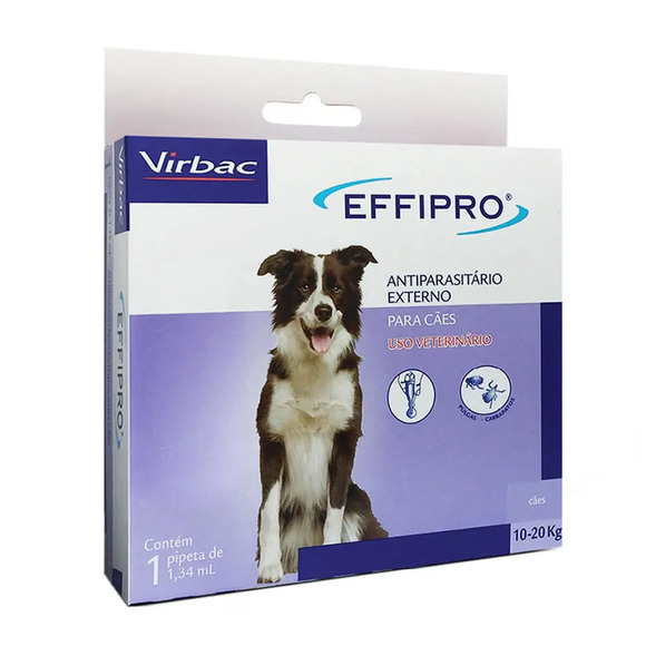 Antipulgas e Carrapatos Effipro Cães 10 a 20kg 1,34 ml