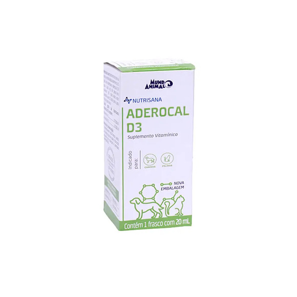 Suplemento Vitamínico Aderocal D3 Nutrisana 20ml