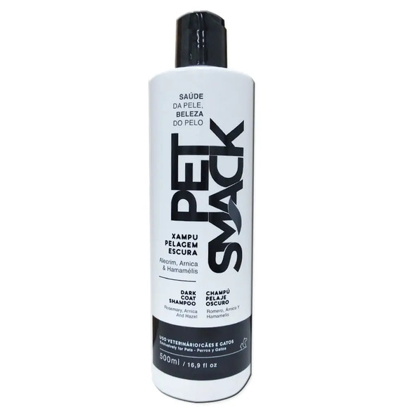 Shampoo Pelos Escuros 500ml - Pet Smack