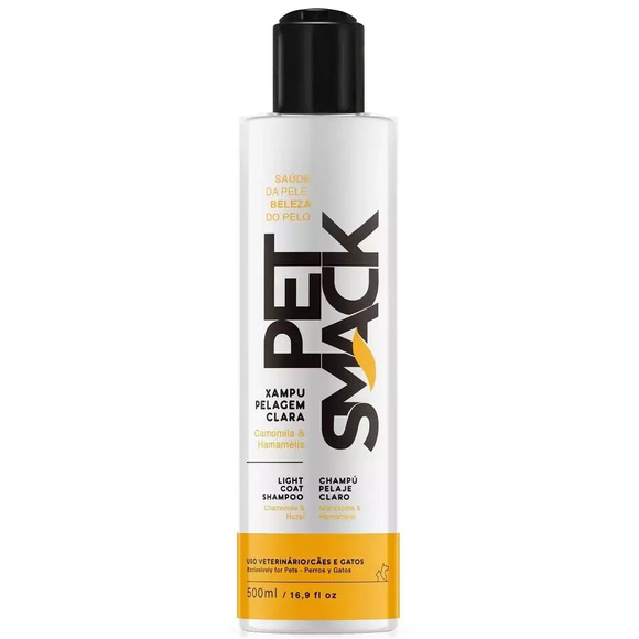Shampoo Pelos Claros 500ml - Pet Smack