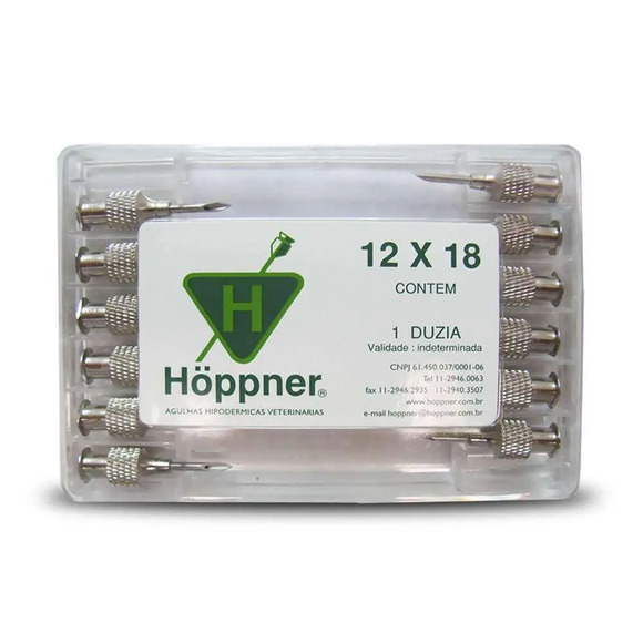 Agulha Veterinaria Hoppner 121 12X18 Único