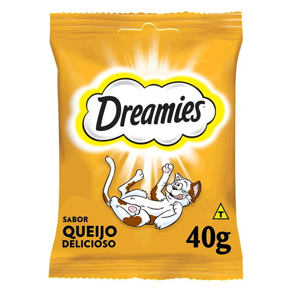 Petisco Dreamies Queijo para Gatos Adultos 40 g